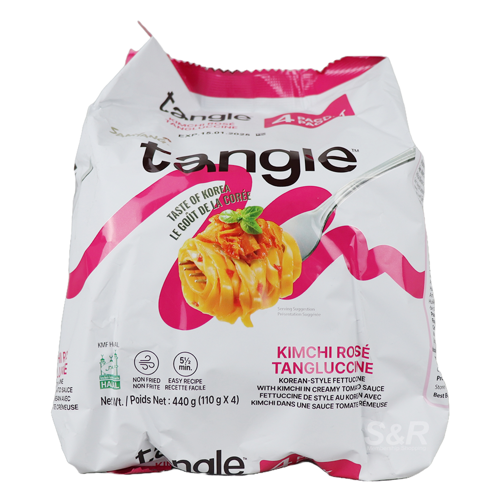 Samyang Tangle Kimchi Rose Tangluccine 4x110g
